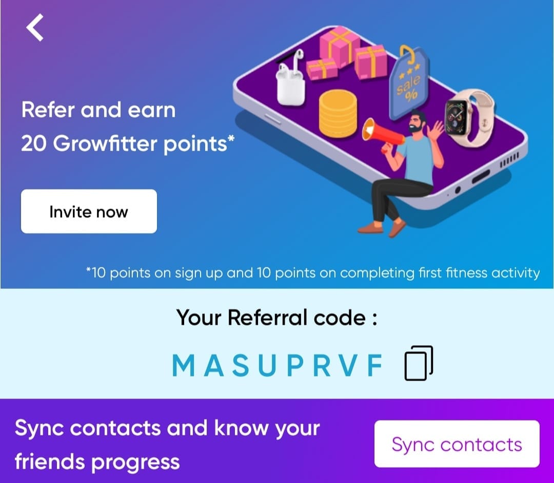 Growfitter Referral Code offer